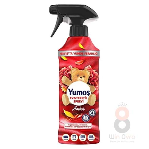 Yumoş Ev ve Tekstil Spreyi Amber 450 ml