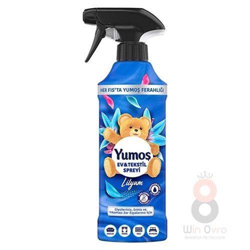 Yumoş Ev ve Tekstil Spreyi Lilyum 450 ml