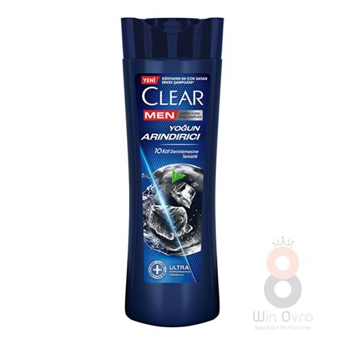 Clear Men Şampuan Yoğun Arındırıcı Kömür Kepeğe Karşı Etkili 350 ml