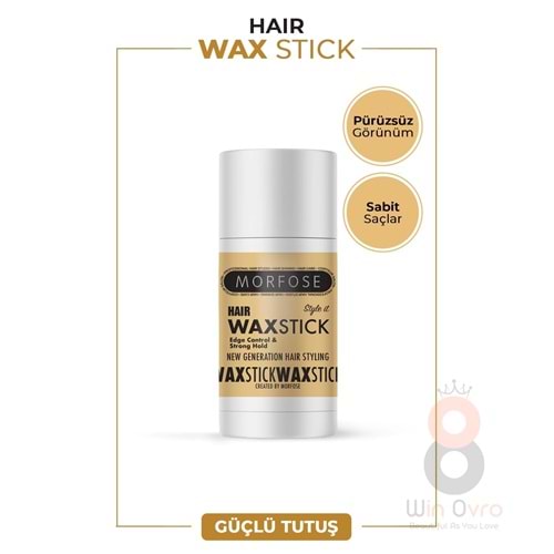 Morfose Stick Saç Wax 55 gr - Saç Sabitleyici, Güçlü Tutuş