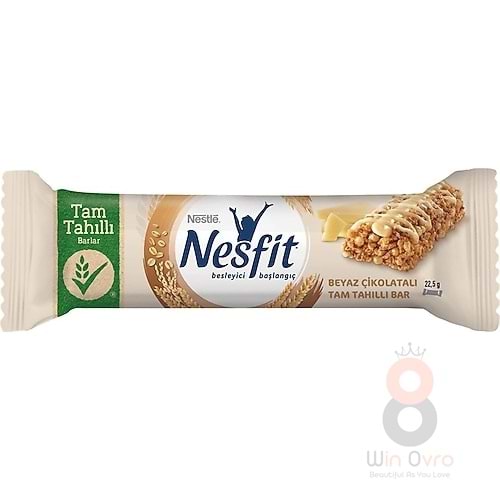 Nestle Nesfit Beyaz Çikolatalı Tam Tahıllı Bar 22.5 G