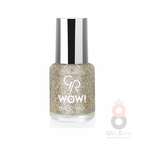 Golden Rose Wow Nail Color Glitter - 206 - Işıltılı Oje 6 ml.