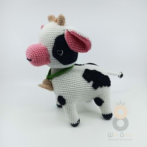 Artvin Amigurumi Organik Örgü Oyuncak Sevimli Buzağı