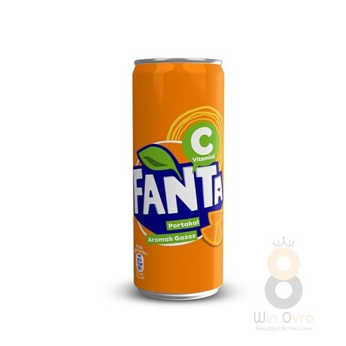 Fanta Portakal Aromalı Gazoz Kutu 330 ml.