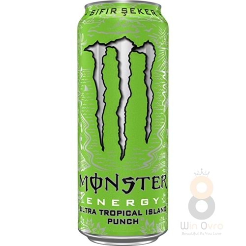 Monster Enerji İçeceği Ultra Tropikal Island Punch Sıfır Şeker Kutu 500 ml.