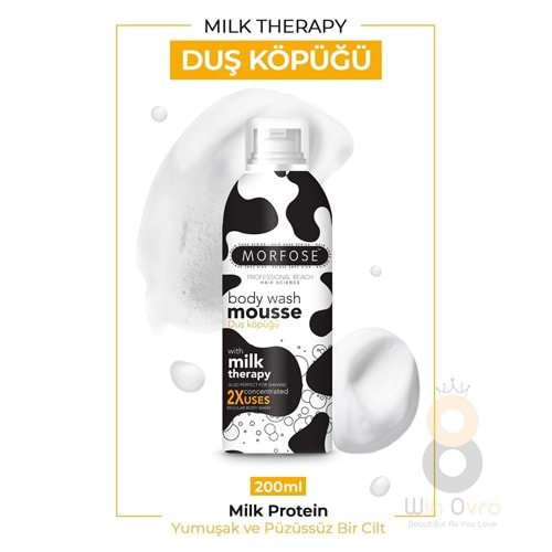 Morfose Milk Therapy Vücut Duş Köpüğü 200 ml