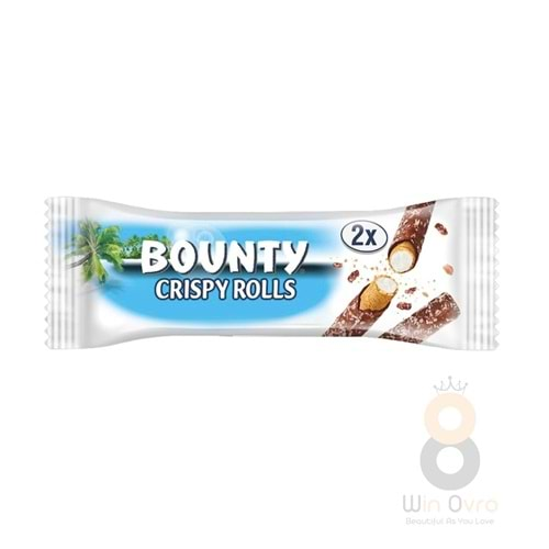 Bounty Coconut Crispy Rolls Hindistan Cevizi Aromalı Çıtır Rulo Gofret 23.4 gr.