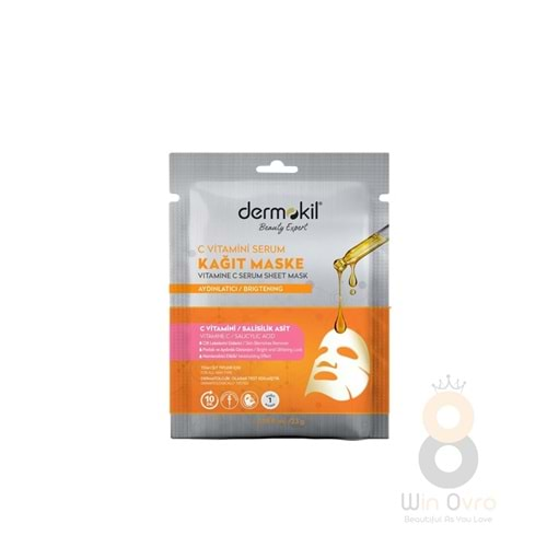 Dermokil Kağıt Maske C Vitaminli 28 gr.