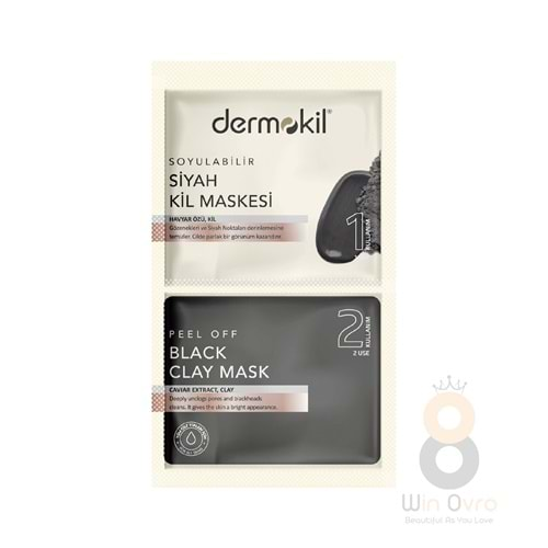 Dermokil Soyulabilir Siyah Maske 2*7.5 ml.