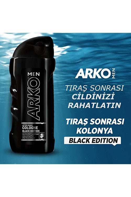 Arko Men Black Edition Tıraş Kolonyası 200 ml