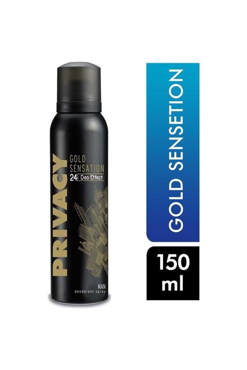 Privacy Erkek Deodorant Sprey 150 ml Gold Sensation