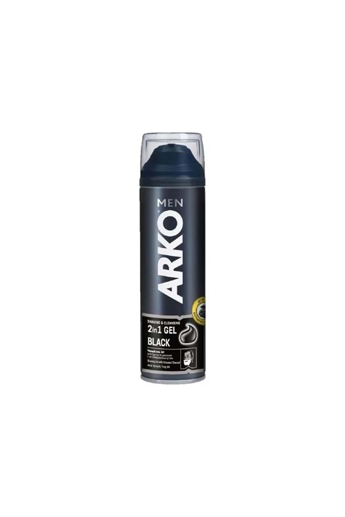 Arko Men Traş Jeli Black Aktif Kömürlü 200 ml