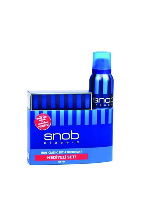 Snob Classıc Edt 100ml Deodorant 150ml Erkek Parfüm Seti