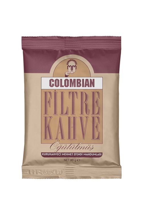 KuruKahveci Mehmet Efendi Colombian Filtre Kahve 80 gr