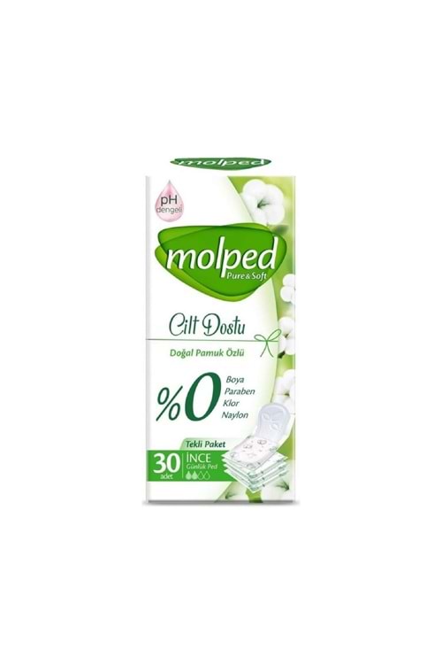 Molped Gunluk Ped Pure & Soft 30lu