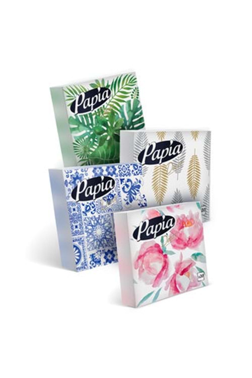 Papia Decor Desenli Peçete 20 Yaprak