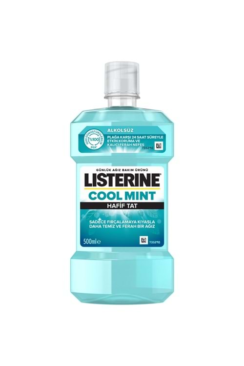 Listerine Cool Mint Hafif Tat Alkolsüz Ağız Bakım Suyu 500 Ml