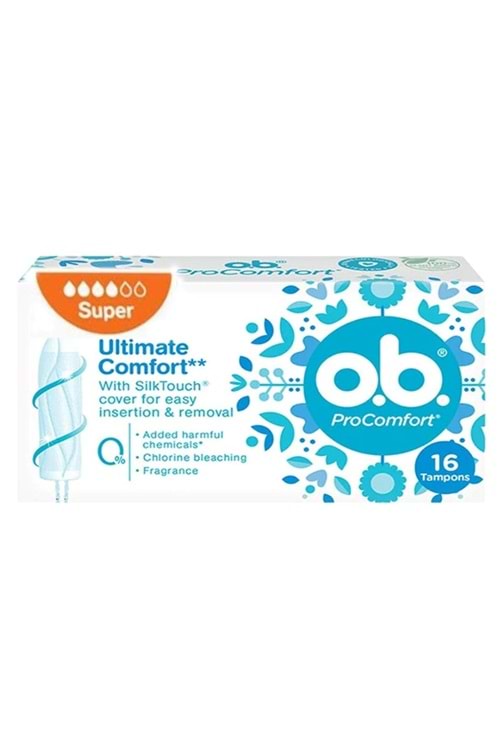 O.B. Pro Comfort Super 16 Tampon