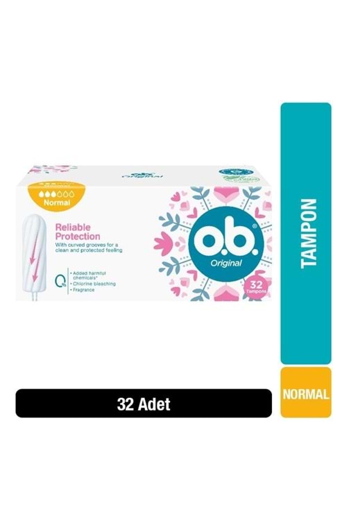 O.B. Original Normal 32'li Tampon