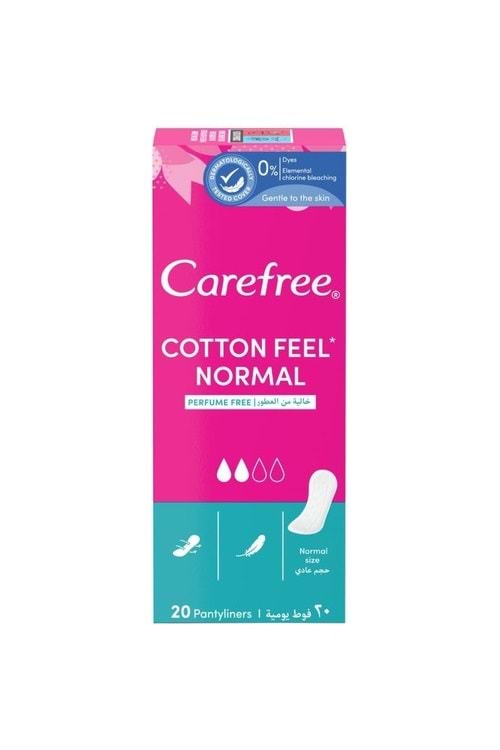 Carefree Günlük Ped Pamuk Özlü 20'li