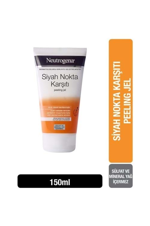 Neutrogena Siyah Nokta Karşıtı Peeling Jel 150 ml