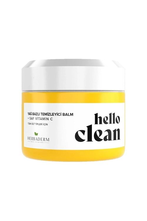 Herbaderm Hello Clean Aydınlatıcı Yağ Bazlı Temizleyici Balm