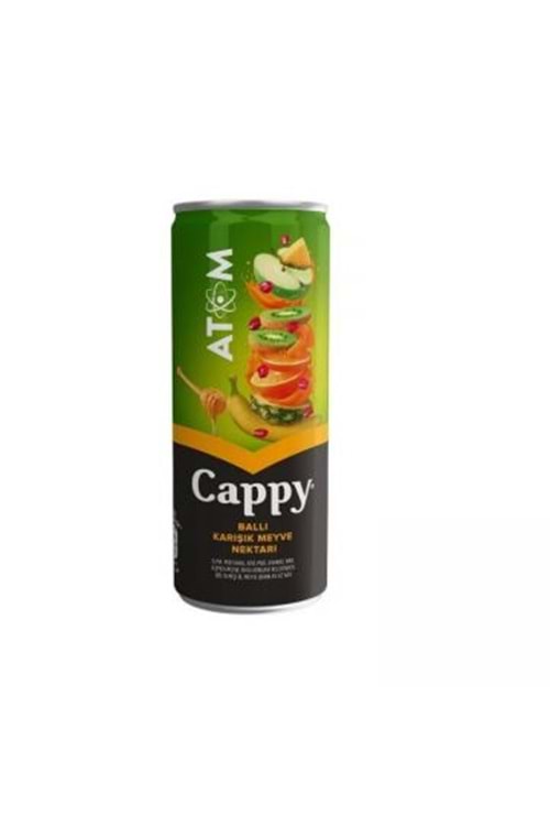 Cappy Atom Ballı Karışık Meyve Nektarı Kutu 250 Ml