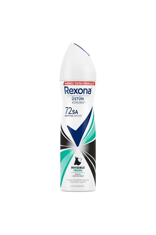 Rexona Kadın Sprey Deodorant Invisible Fresh Deep 150 ml