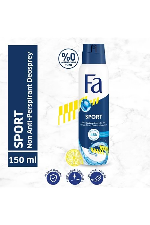 Fa Men Sport 150 Ml Turunçgil Aromalı Erkek Deo