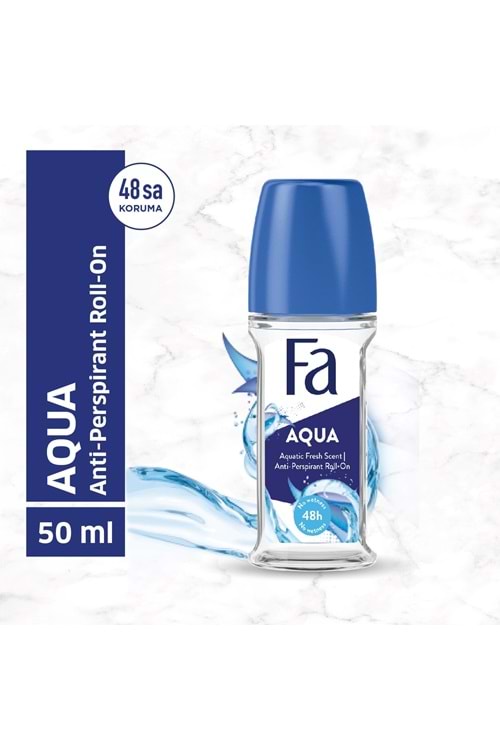 Fa Aqua Roll-On 50 Ml Okyanus Kokulu Kadın Roll-on