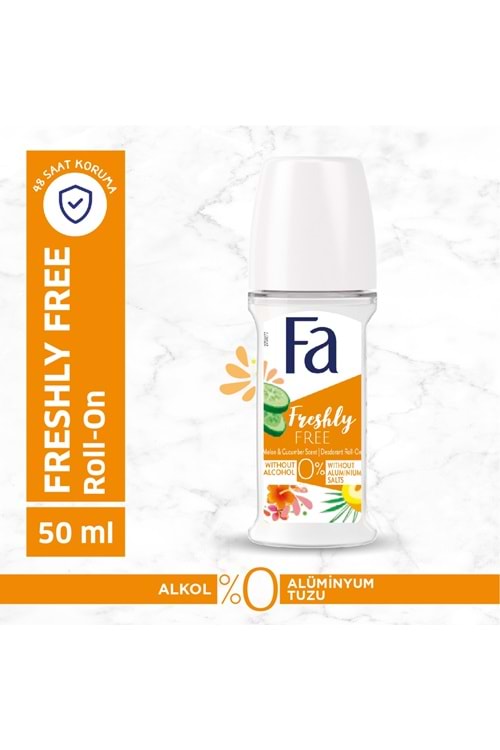 Fa Freshly Free Salatalık & Kavun Kadın Roll-On