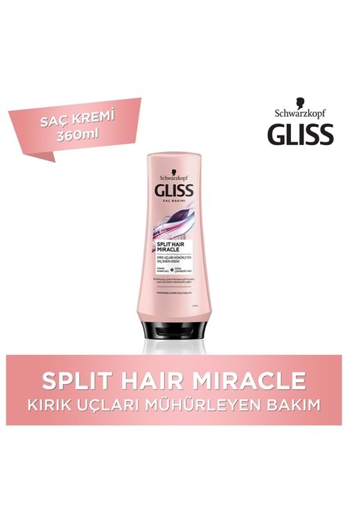 Gliss Splıt Hair Mıracle Saç Kremi 360 ml