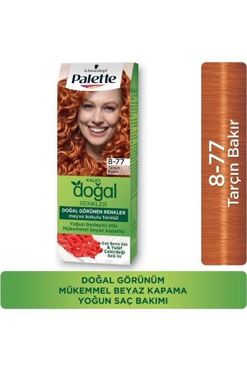 Palette Kalıcı Doğal Renkler Set Boya 8-77 Tarçın Bakır