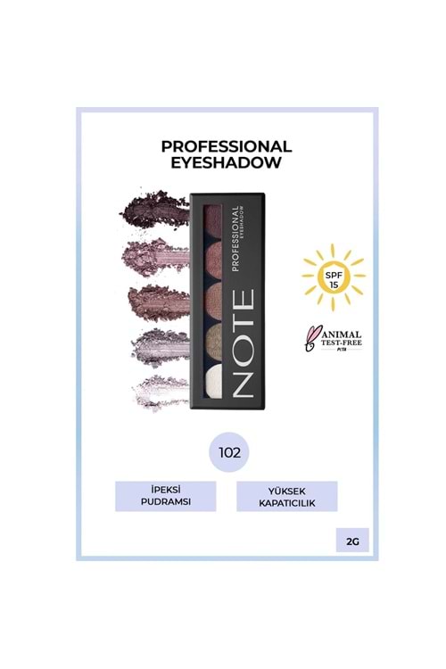 Note Professional Göz Far Paleti 102
