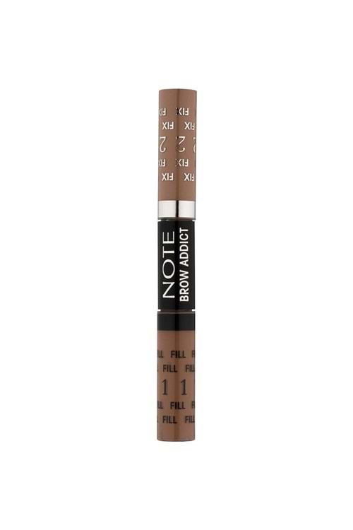 Note Brow Addict Fix & Fill – Kaş Farı & Maskarası 2' si 1 Arada 01