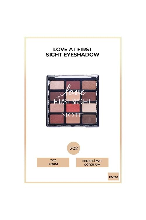 Note Love at First Sight Far Paleti 202