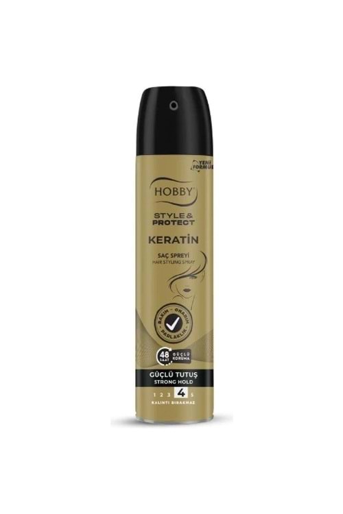 Hobby Saç Spreyi Keratin Güçlü Tutuş 250 ml