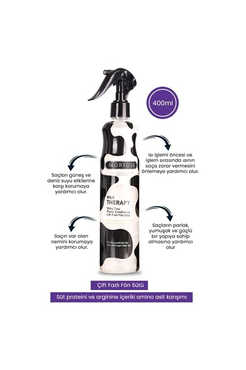 Morfose Milk Therapy Fön Suyu 400 ml