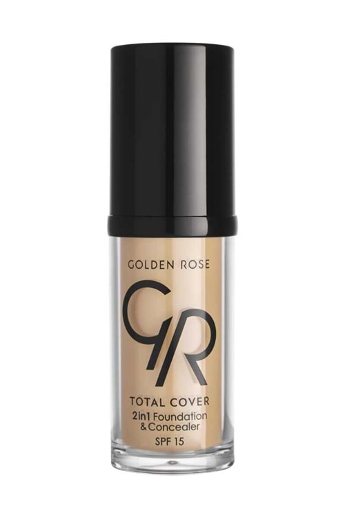 Golden Rose Total Cover 2in1 Foundation&Concealer-05 Cool Sand-Kapatıcı Fondöten