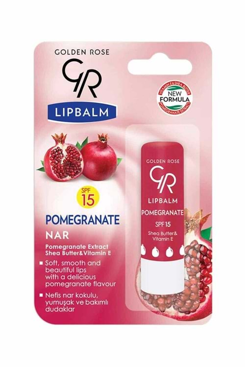 Golden Rose Lip Balm Pomegranate