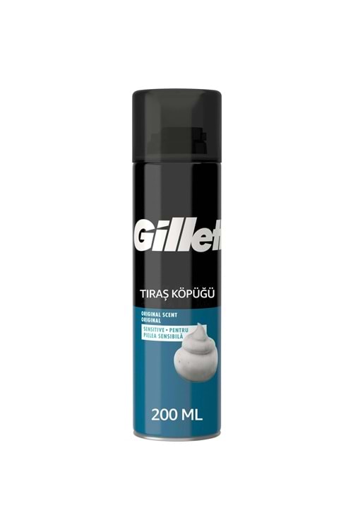 Gillette Hassas 200 ml Tıraş Köpüğü