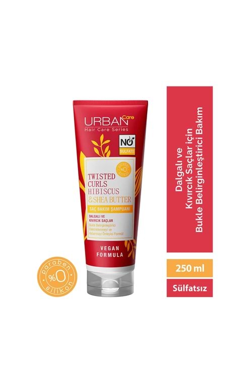 Urban Care Twisted Curls Hibiscus & Shea Butter Saç Bakım Şampuanı