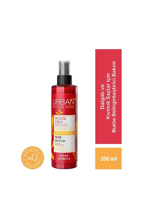 Urban Care Twisted Curls Hibiscus & Shea Butter Sıvı Saç Bakım Kremi