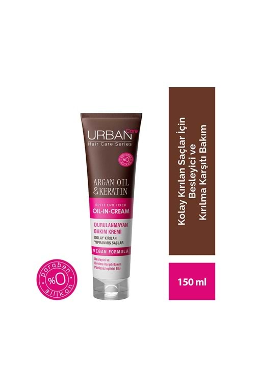 Urban Care Argan Oil & Keratin Durulanmayan Bakım Kremi