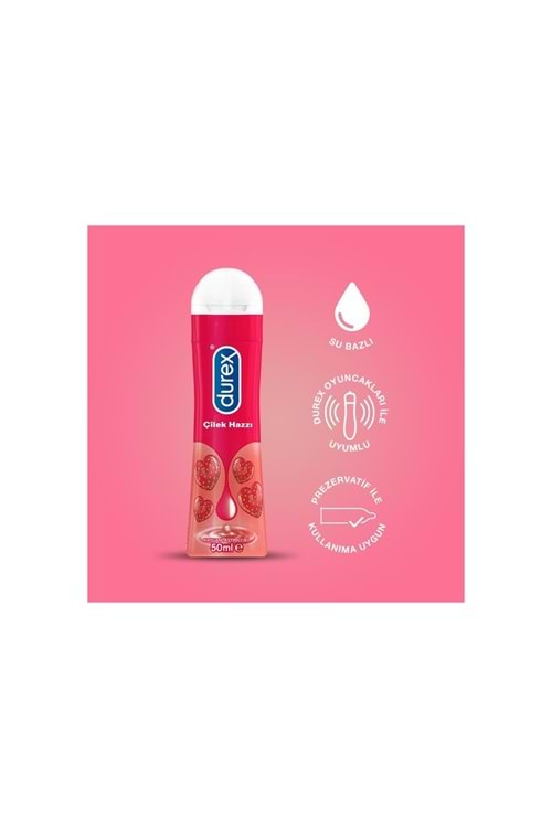 Durex Çilek Hazzı Kayganlaştırıcı Jel 50 ml