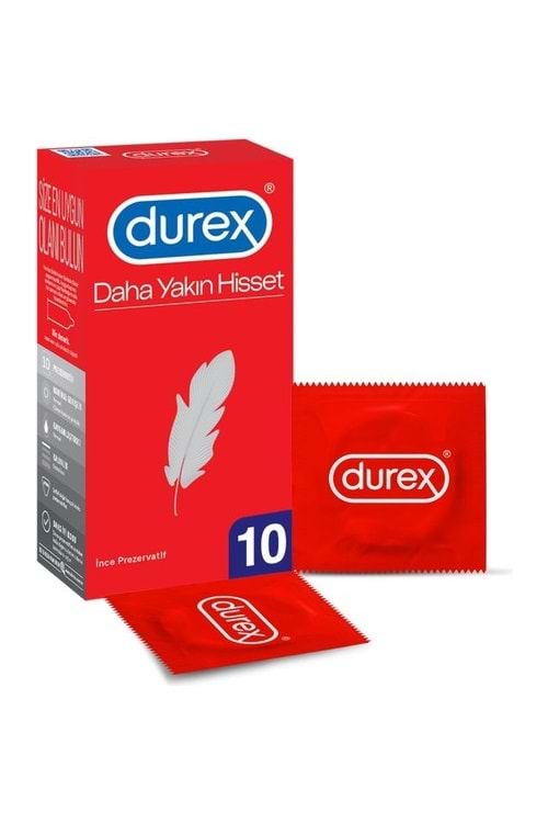 Durex Daha Yakın Hisset 10'lu Prezervatif