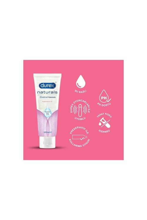 Durex Naturals Ekstra Hassas Kayganlaştırıcı Jel 100 ml