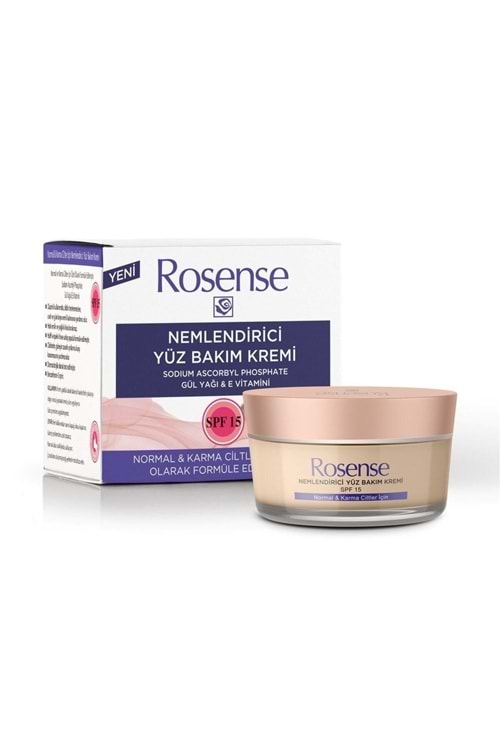 Rosense Nemlendirici Yüz Bakım Kremi (NORMAL & KARMA CİLT) - 50 ml