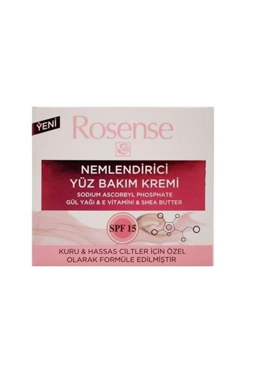 Rosense Nemlendirici Yüz Bakım Kremi (Kuru & Hassas Cilt) - 50 ml