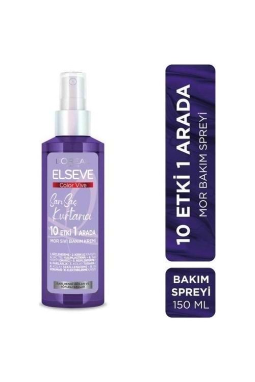 Loreal Paris Elseve Turunculaşma Karşıtı Mor Saç Spreyi 150ml